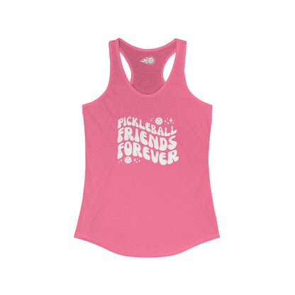 Pickleball Friends Forever Cute Women's Racerback Tank