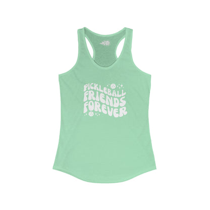 Pickleball Friends Forever Cute Women's Racerback Tank