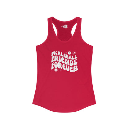 Pickleball Friends Forever Cute Women's Racerback Tank