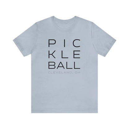 Cleveland Block Print Pickleball Tee