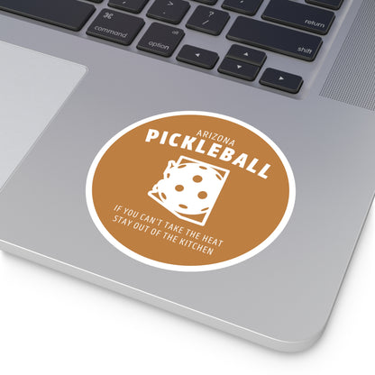 Arizona Pickleball Sticker - 4"x4" Indoor\Outdoor