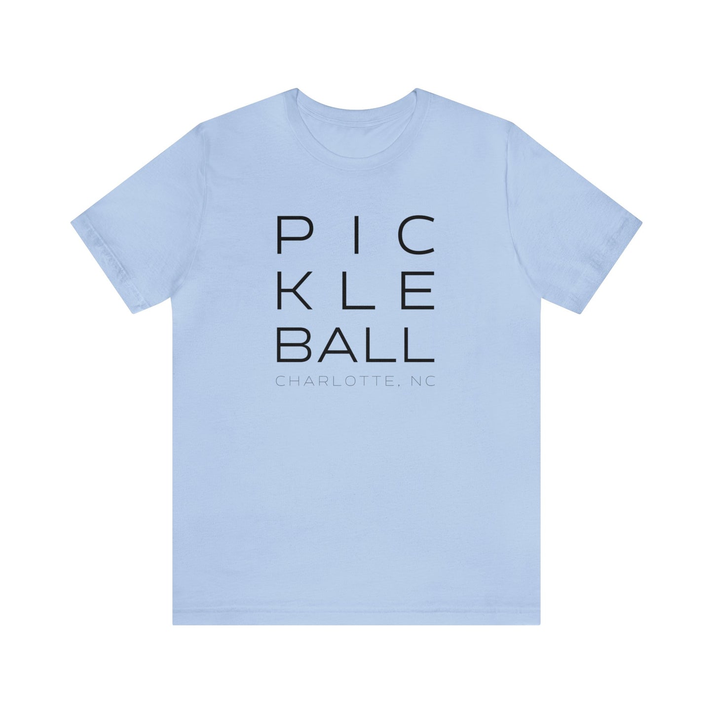 Charlotte Block Print Pickleball Tee