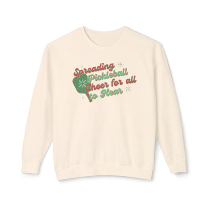 Spreading Pickleball Cheer for All to Hear Sweatshirt