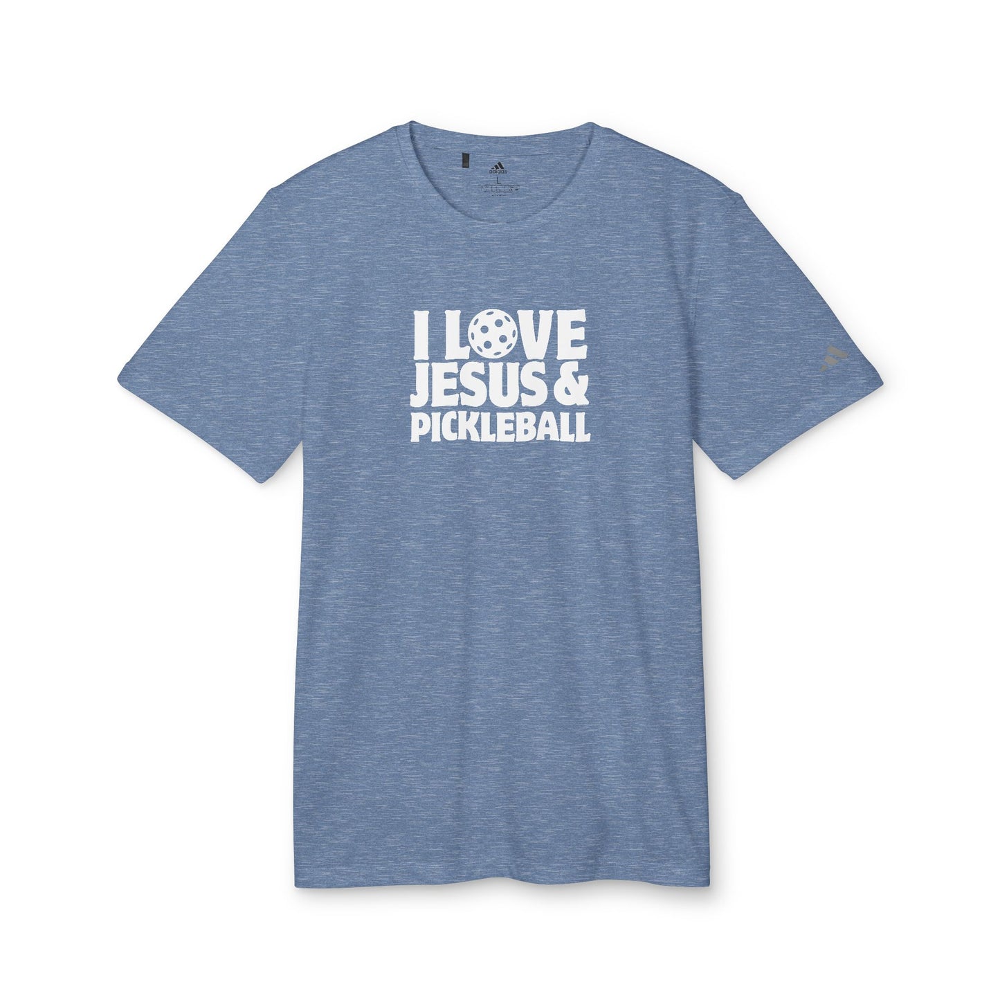 I LOVE JESUS & PICKLEBALL - adidas® Unisex Sport T-shirt