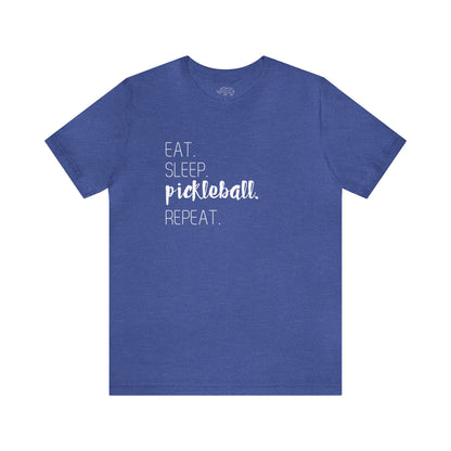 Eat Sleep Pickleball Repeat Tee