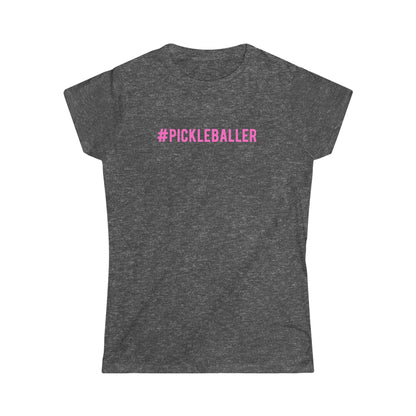 #Pickleball Women's Softstyle Tee