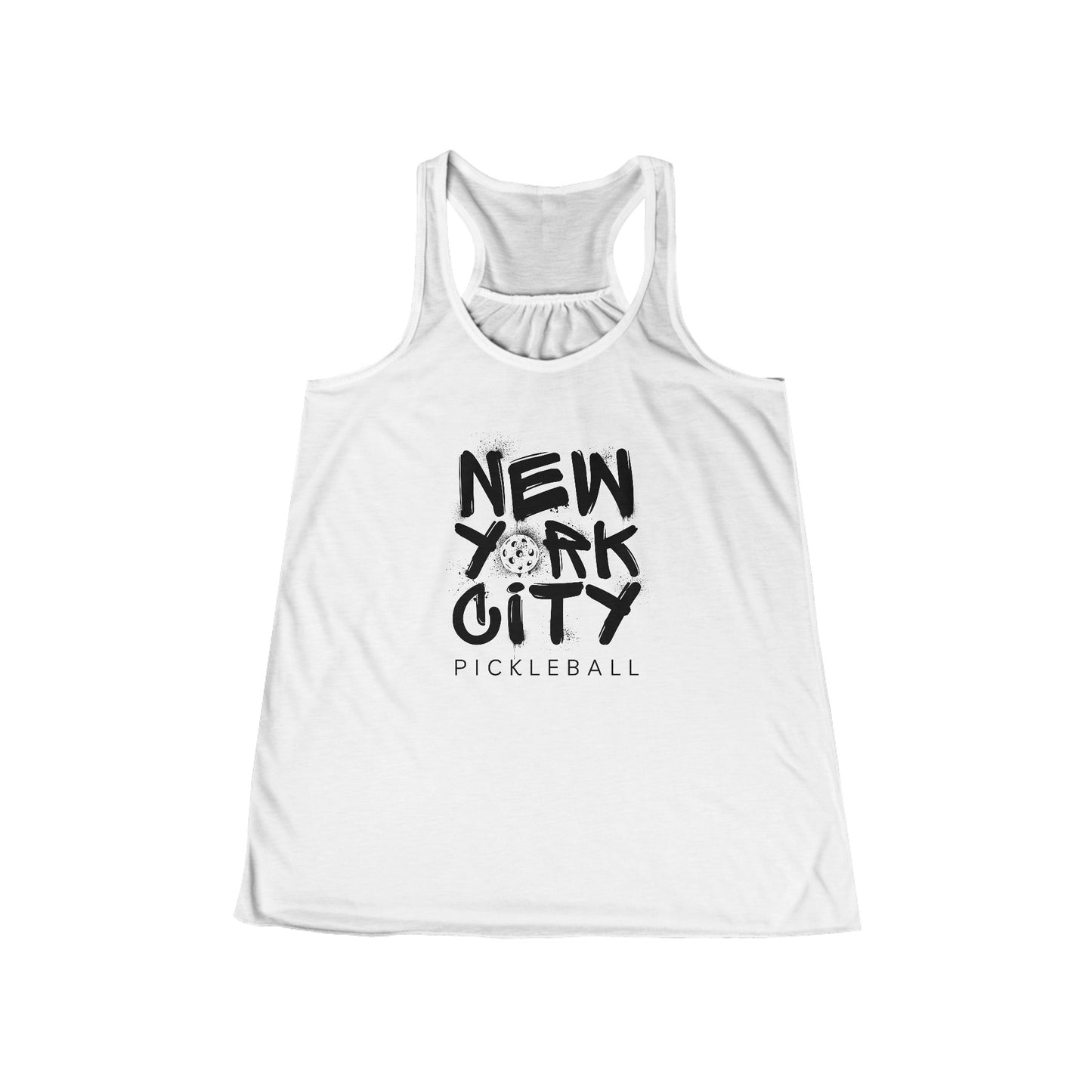 New York City Pickleball Graffiti - Women's Flowy Tank Top