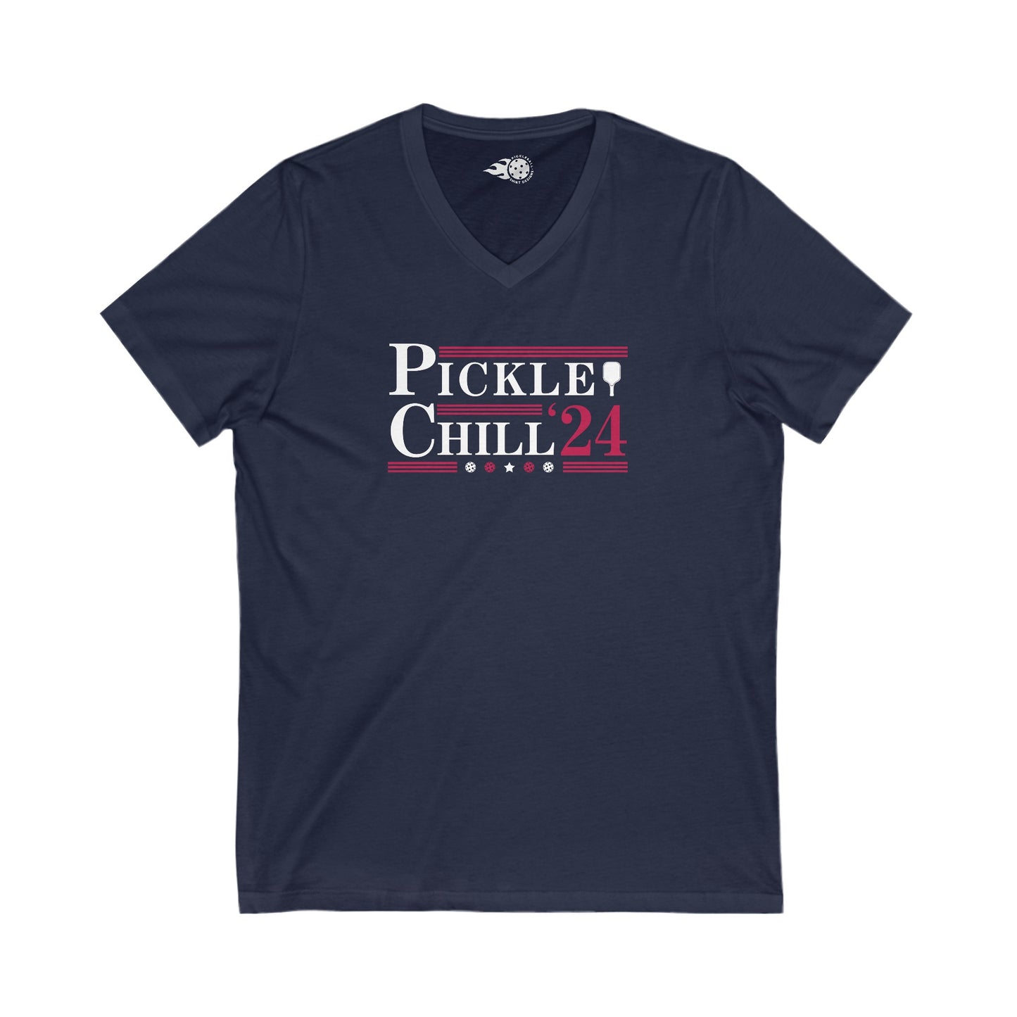 Pickle and Chill '24 - V-Neck Tee