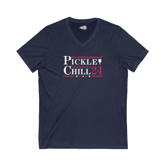 Pickle and Chill '24 - V-Neck Tee