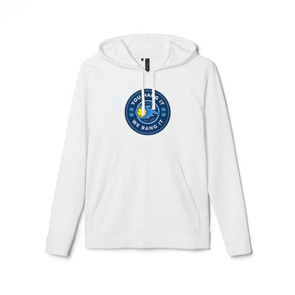 You Hang It, We Bang It Pickleball Hoodie - adidas® Unisex Fleece Hoodie