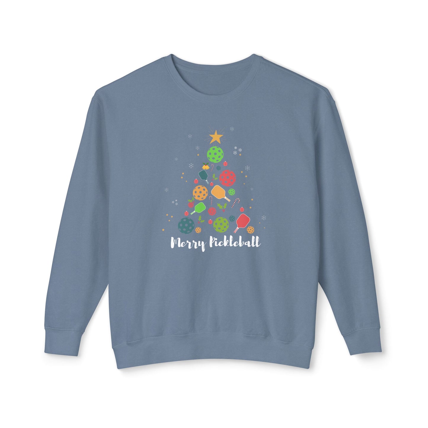 Merry Pickleball Sweatshirt - Pickleball Christmas Sweatshirt