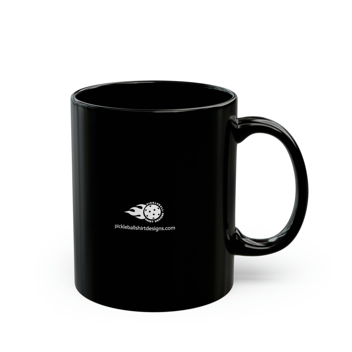 Coffee Now, Pickleball Later Black Mug (11oz)