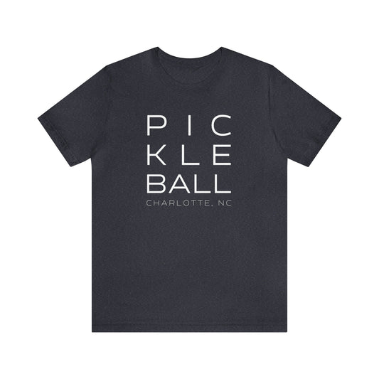 Charlotte Block Print Pickleball Tee