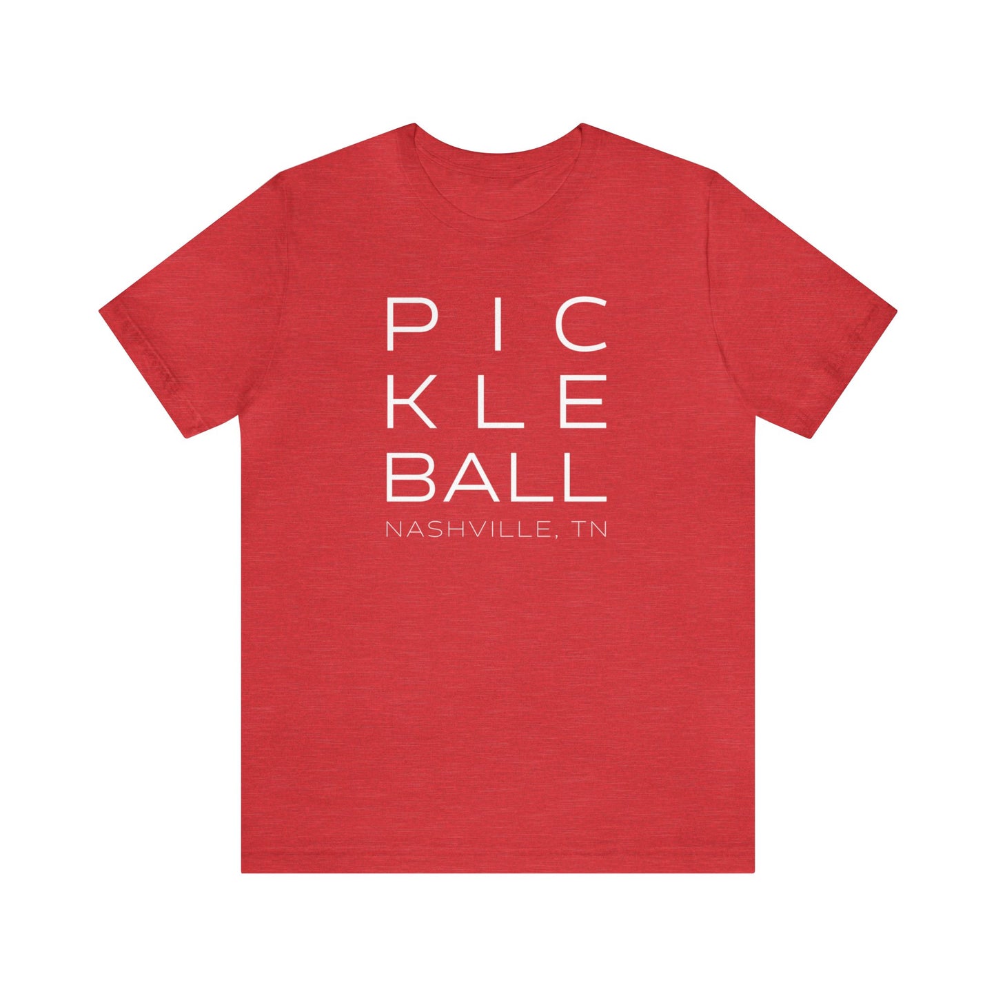 Nashville Block Print Pickleball Tee