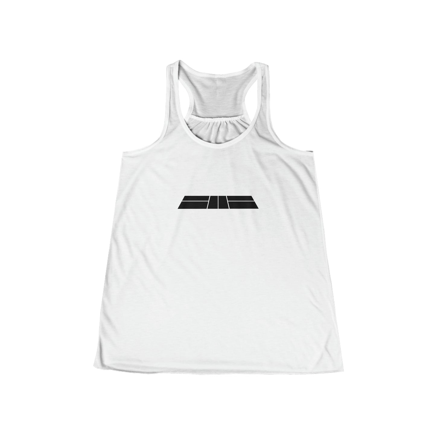 Pickleball Court Women's Flowy Racerback Tank