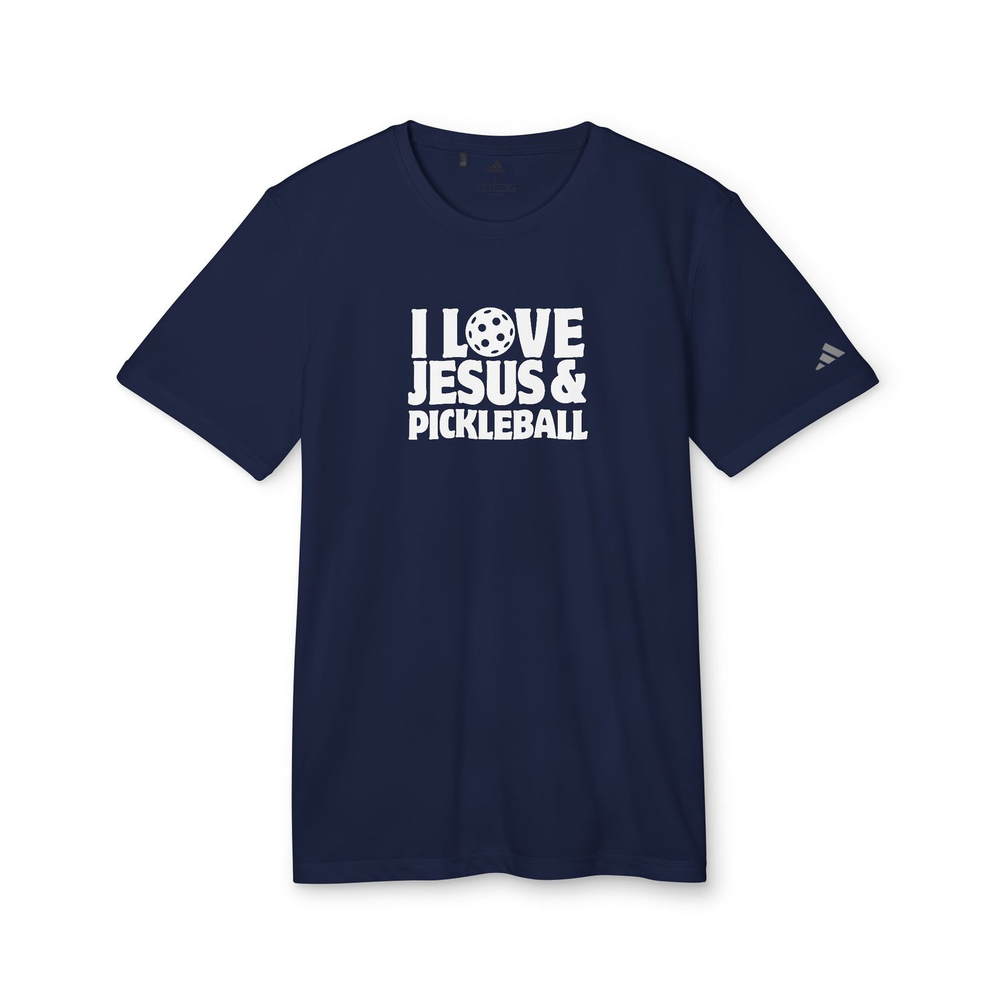 I LOVE JESUS & PICKLEBALL - adidas® Unisex Sport T-shirt