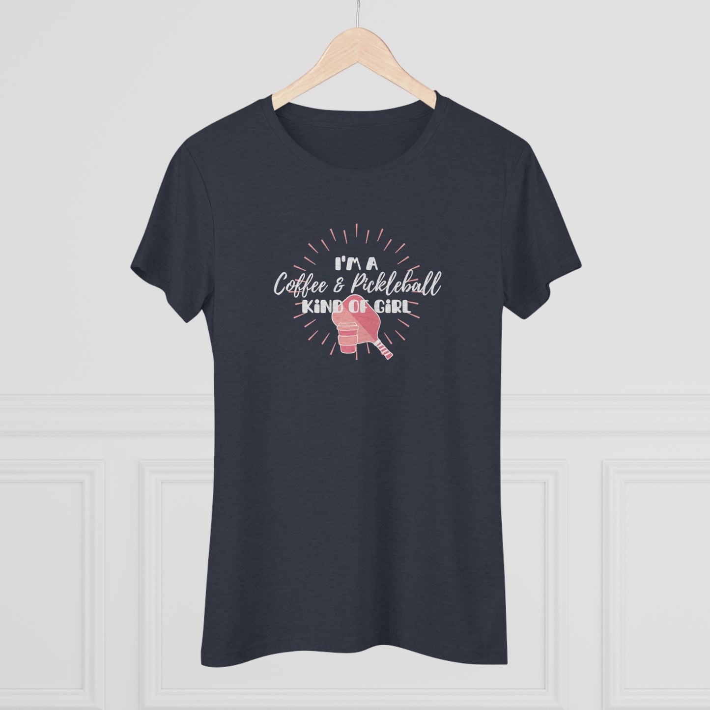 I'm a Coffee & Pickleball Kind of Girl - Women's Triblend Tee