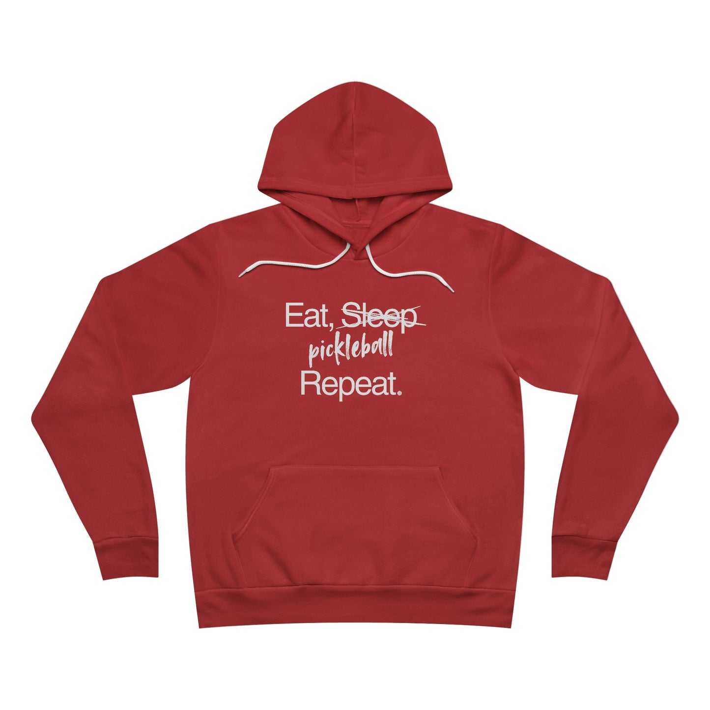 Eat Sleep Pickleball Repeat - Fleece Pullover Hoodie