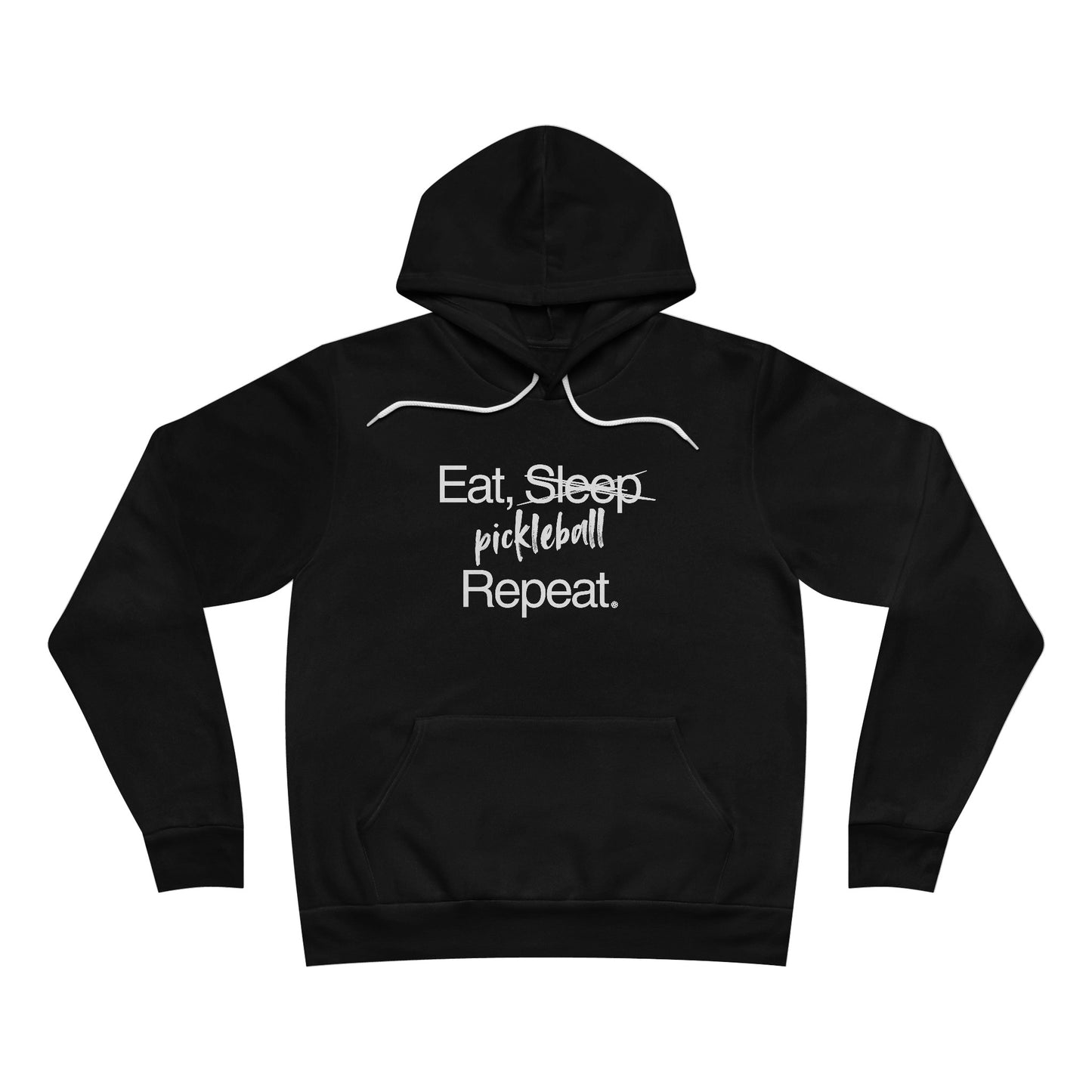 Eat Sleep Pickleball Repeat - Fleece Pullover Hoodie