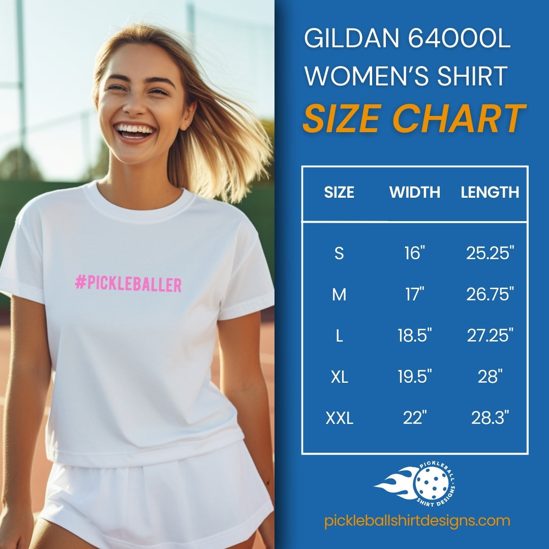 #Pickleball Women's Softstyle Tee