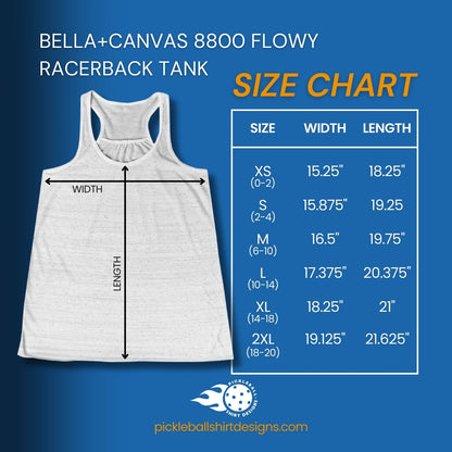 DINK Women's Flowy Racerback Tank