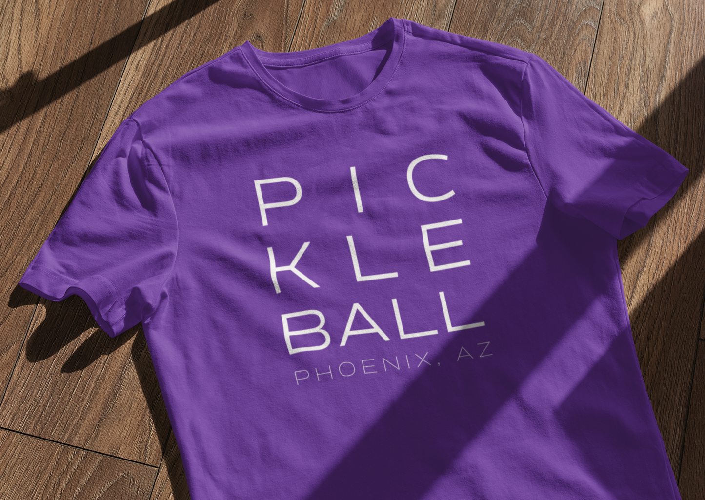 Phoenix Block Print Pickleball Tee