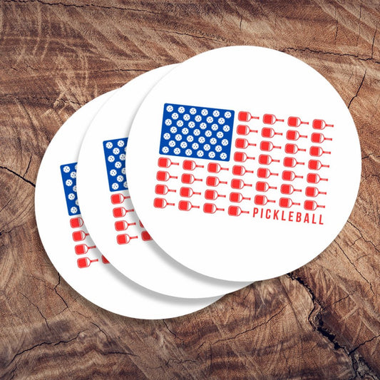 USA Pickleball Sticker  (Indoor\Outdoor)